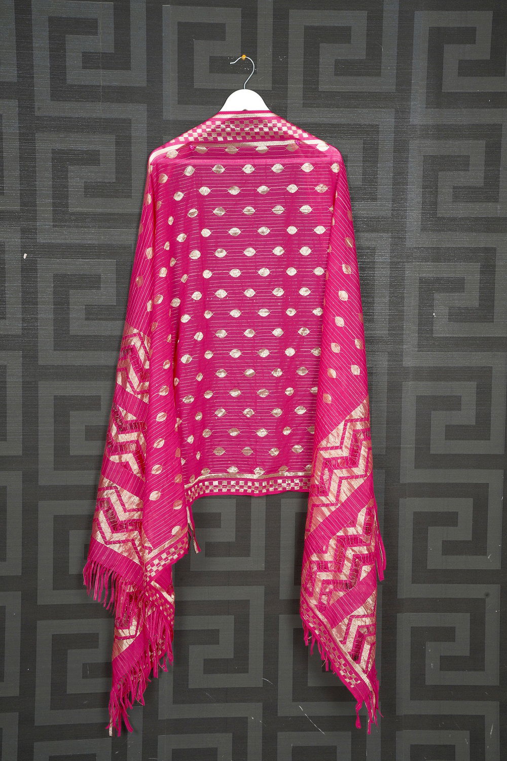 Russle Net 2 Latest Fancy Designer Festive Wear Heavy Dupatta Collection